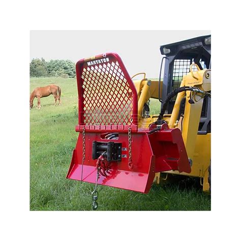 skid steer winch attachment martatch|martatch skid steer.